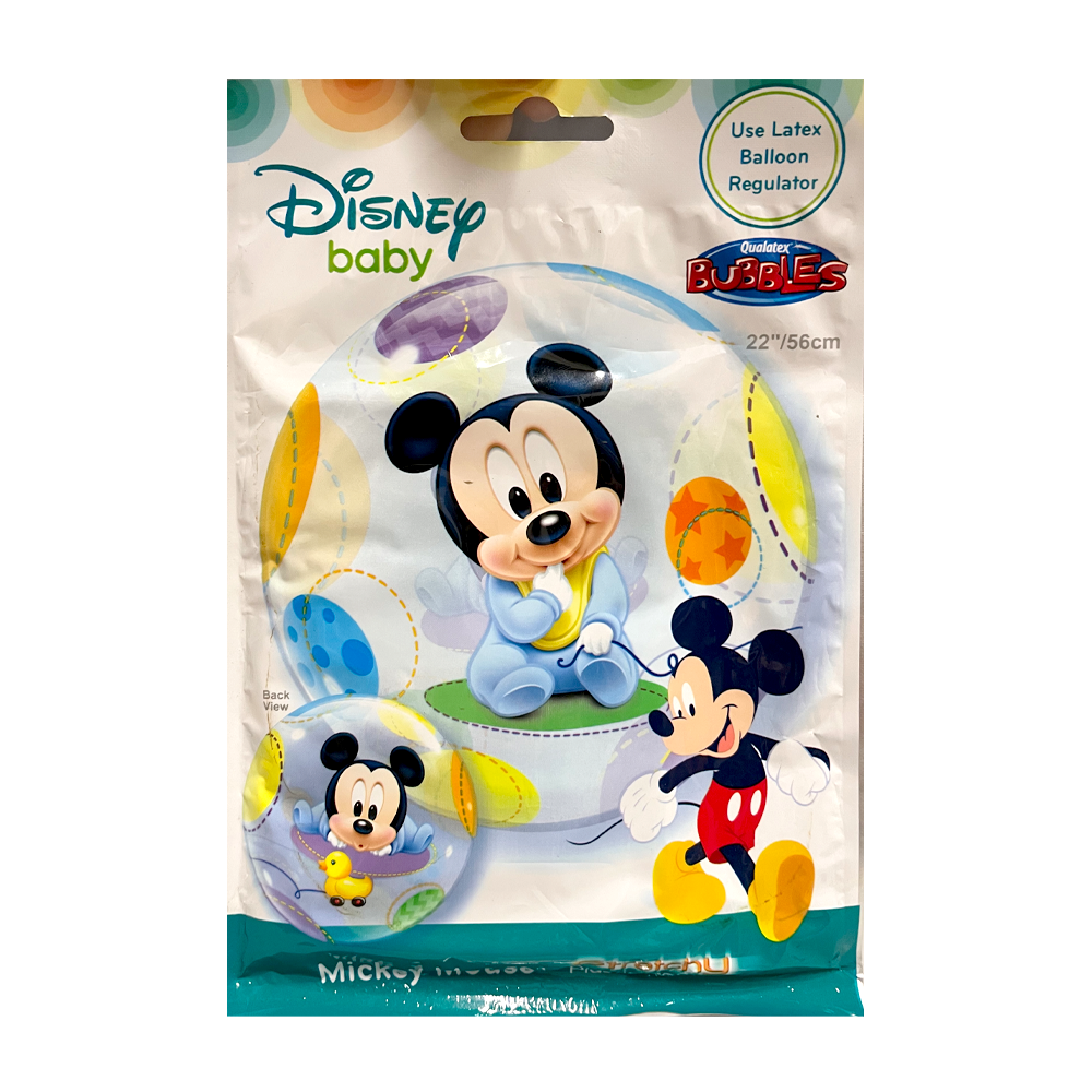 Bubble Ballon - Baby Micky Maus - 1 Ballon