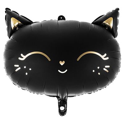 XXL Schwarze Katze - 2 Ballons