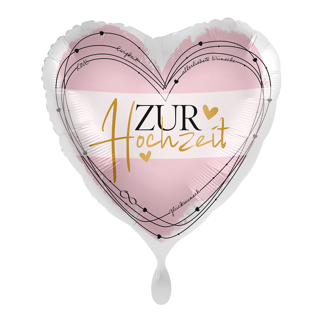 Hochzeit Wishes - 1 Ballon