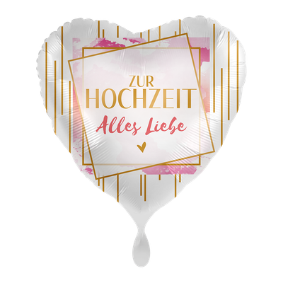 Hochzeit Watercolour - 1 Ballon