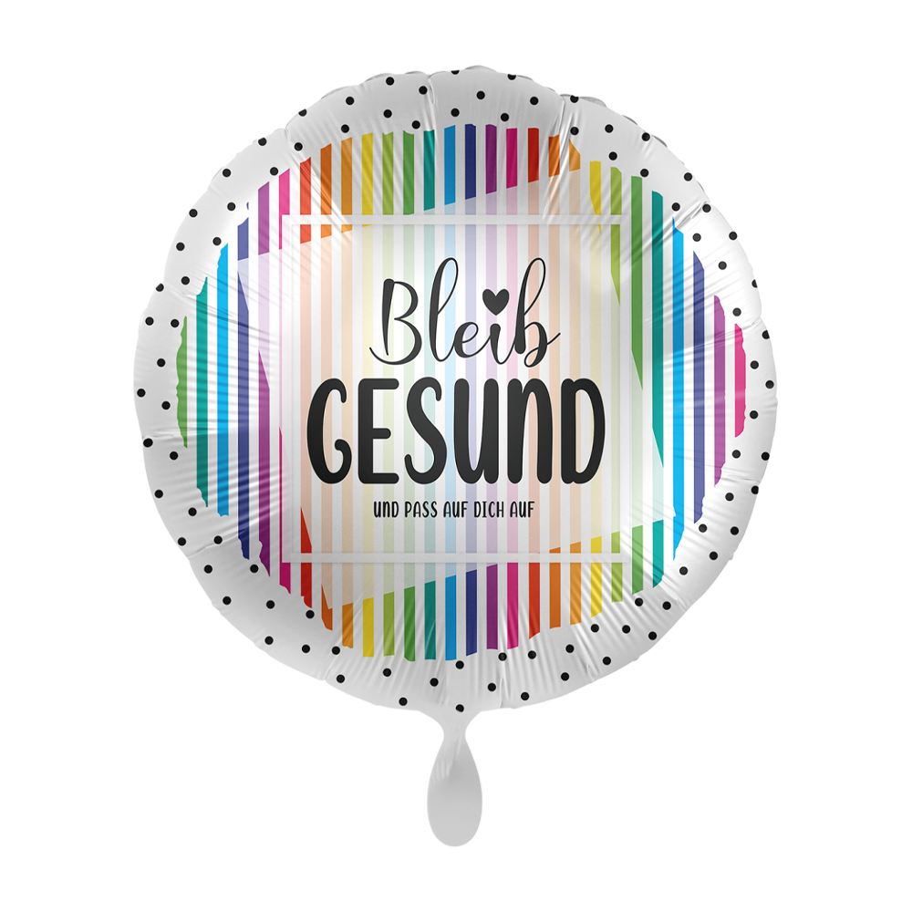 Bleib gesund - Und pass auf Dich auf!  - 2 Ballons