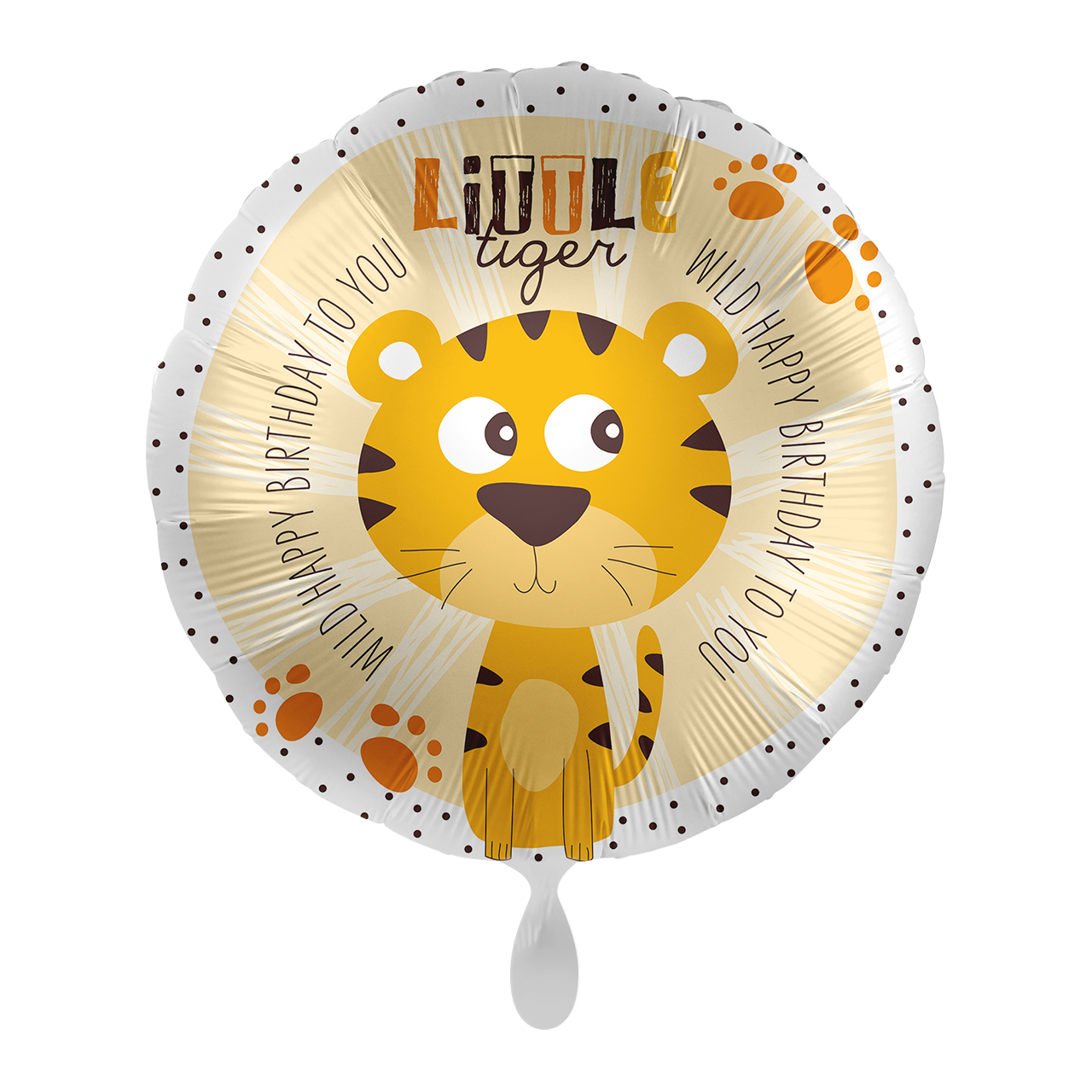Happy Birthday - Kleiner Tiger - 1 Ballon