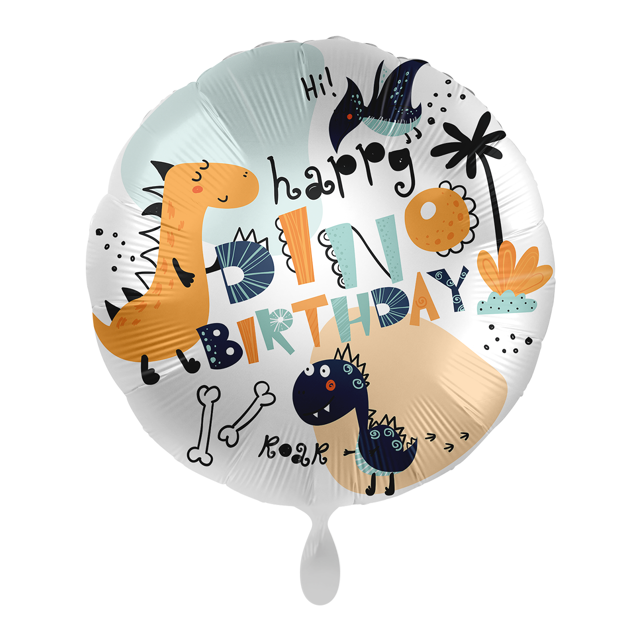 Happy Dino Birthday - 2 Ballons