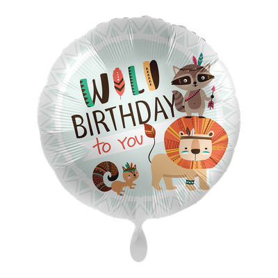 Wild Birthday - ENG - 5 Ballons