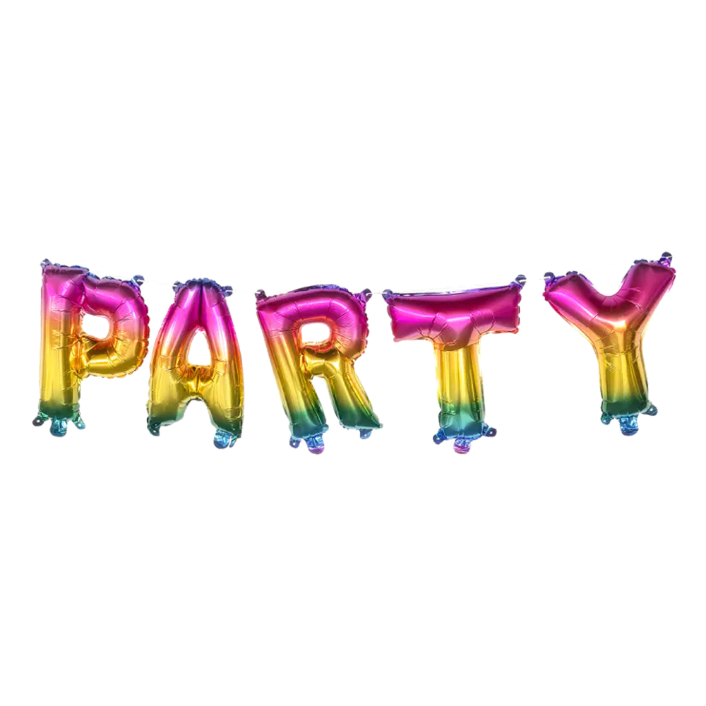 Luftballon Girlande Party - Bunt - 5 Ballons