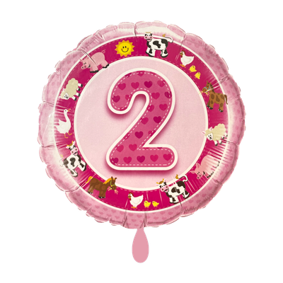 Birthday - Zweiter Geburtstag - 1 Ballon