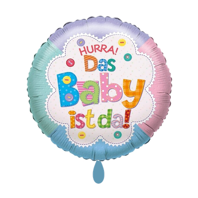 Das Baby ist da! - 5 Ballons