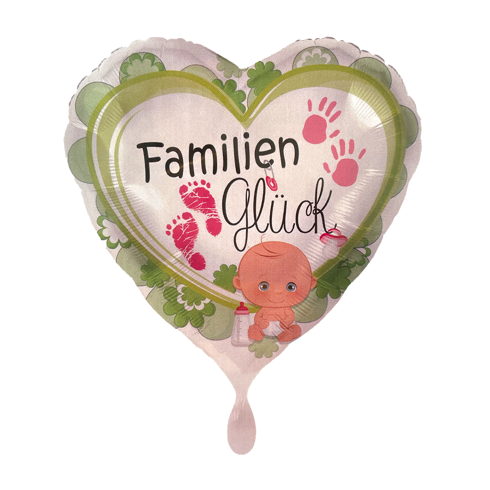 Familienglück - Mädchen - 6 Ballons
