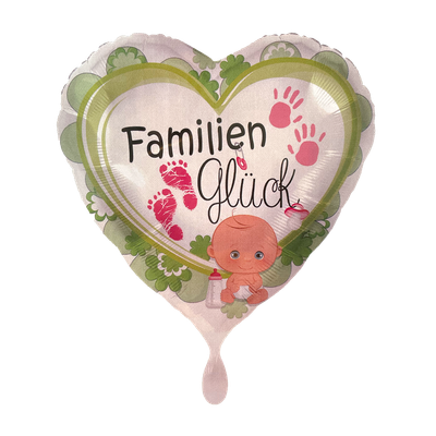 Familienglück - Mädchen - 6 Ballons