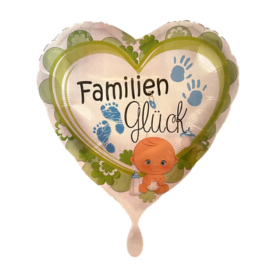 Familienglück - Junge -2 Ballons