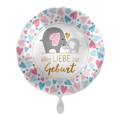 Alles Liebe zur Geburt - 5 Ballons