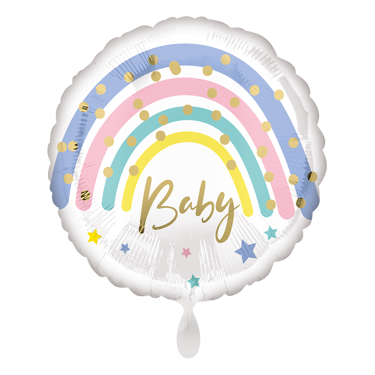 Baby - Regenbogen - 5 Ballons