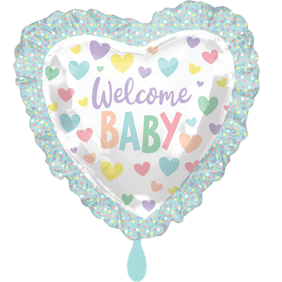 XXL Welcome Baby - 4 Ballons