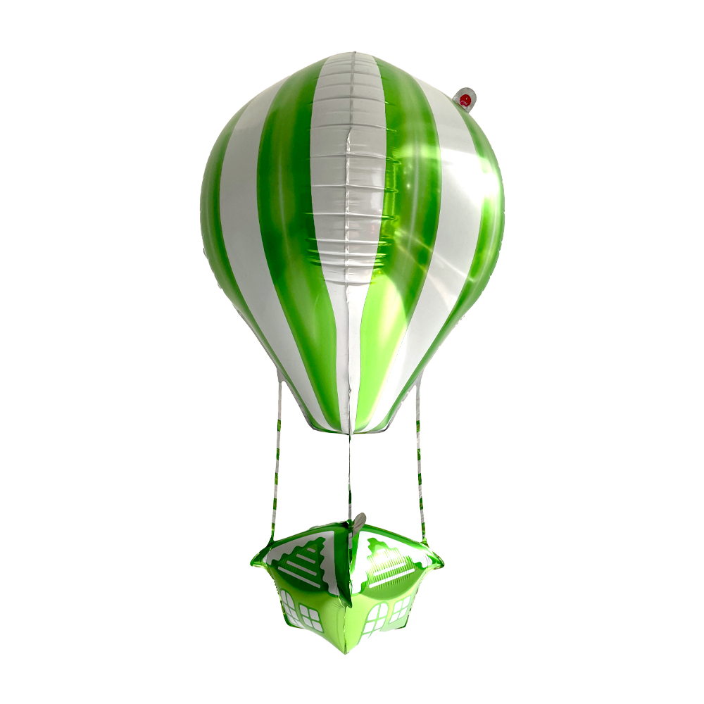 XXL Heißluftballons in Grün - 5 Ballons