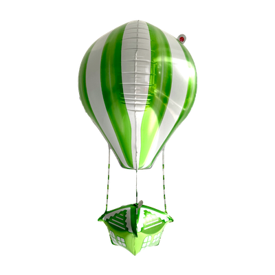 XXL Heißluftballons in Grün - 5 Ballons