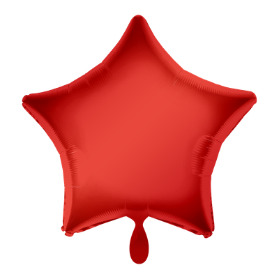 Stern - Rot - Dekoballon - 1 Ballon