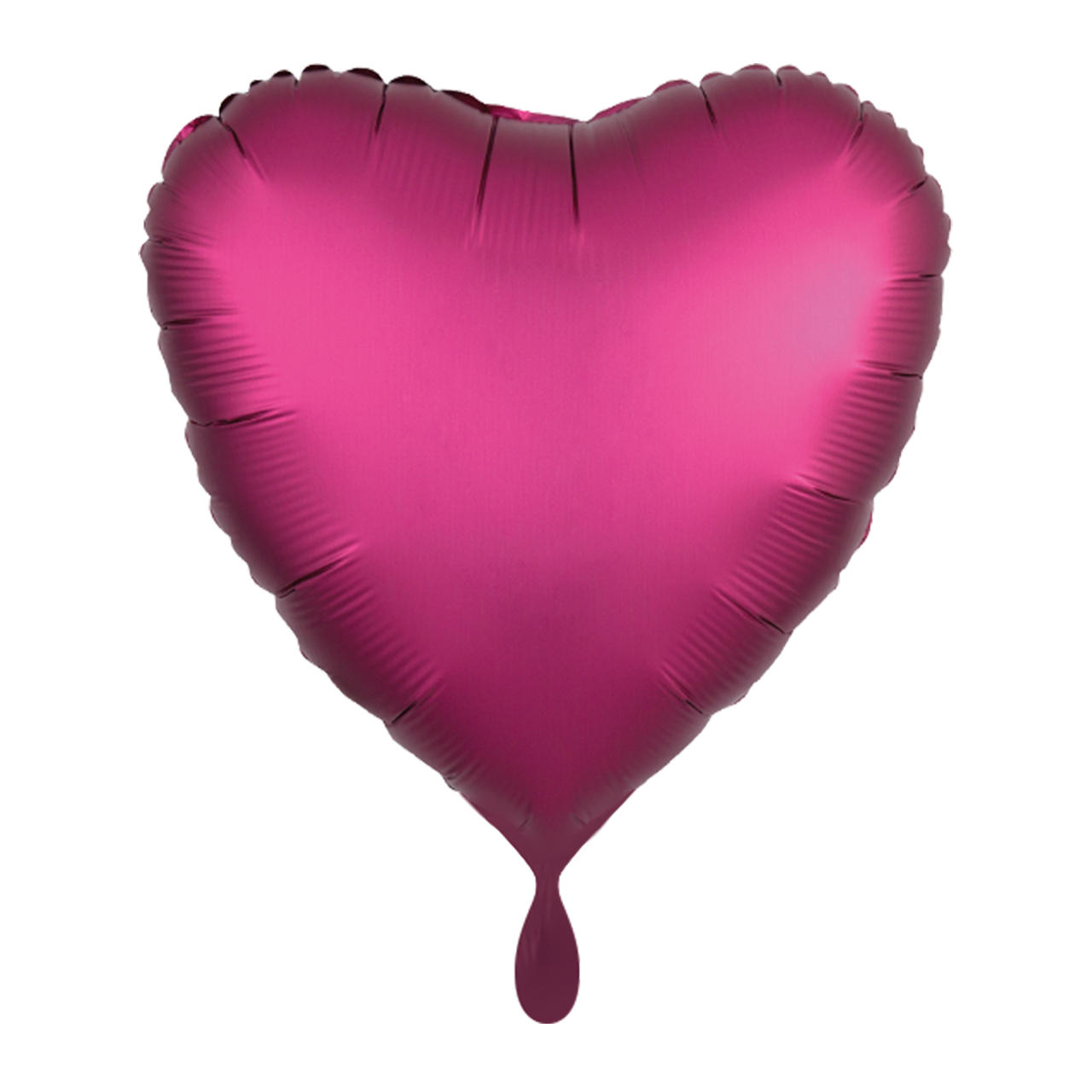 Herz - Satin Pink - Dekoballon - 5 Ballons