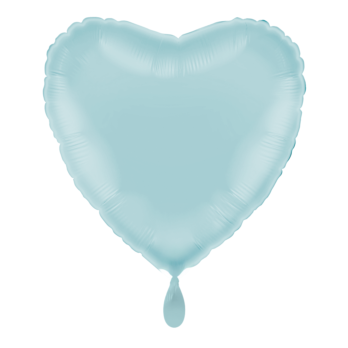 Herz - Hellblau - Dekoballon - 4 Ballons