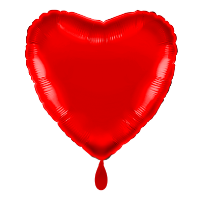 Herz - Rot - Dekoballon - 4 Ballons