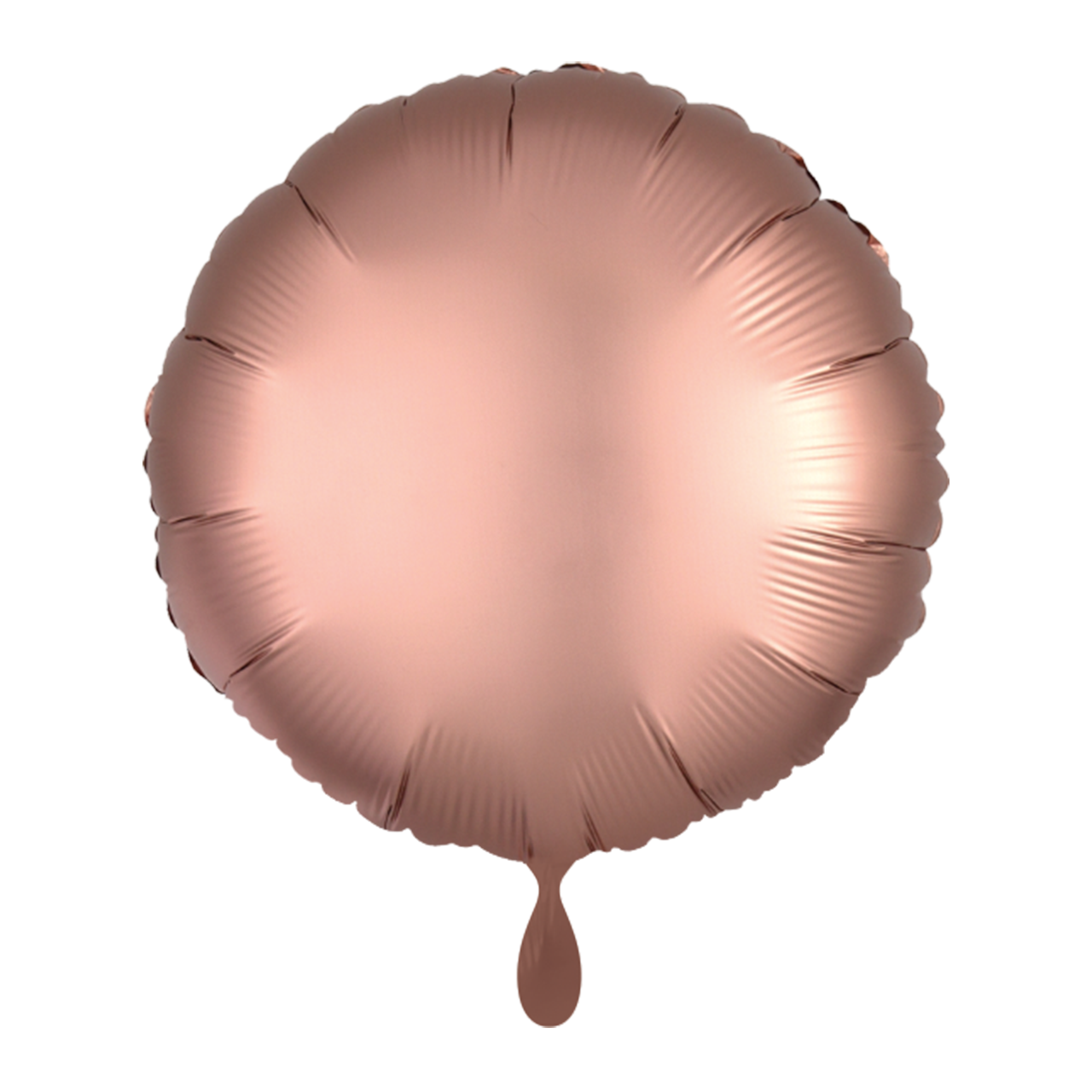 Rund - Satin Rosegold - Dekoballon - 5 Ballons