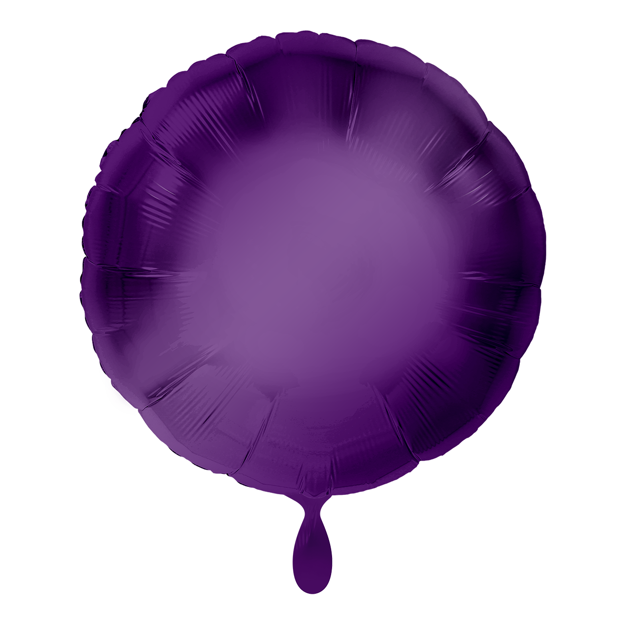 Rund - Lila - Dekoballon - 5 Ballons