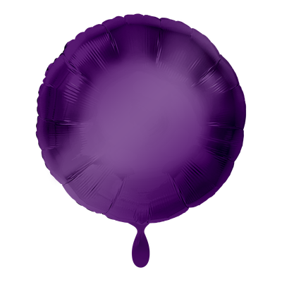 Rund - Lila - Dekoballon - 5 Ballons