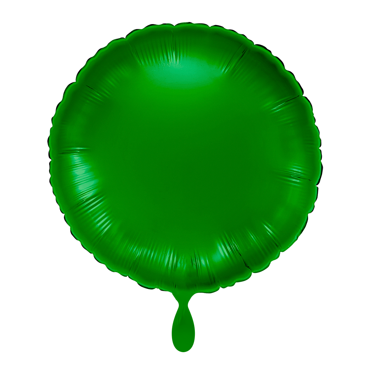 Rund - Grün - Dekoballon - 5 Ballons