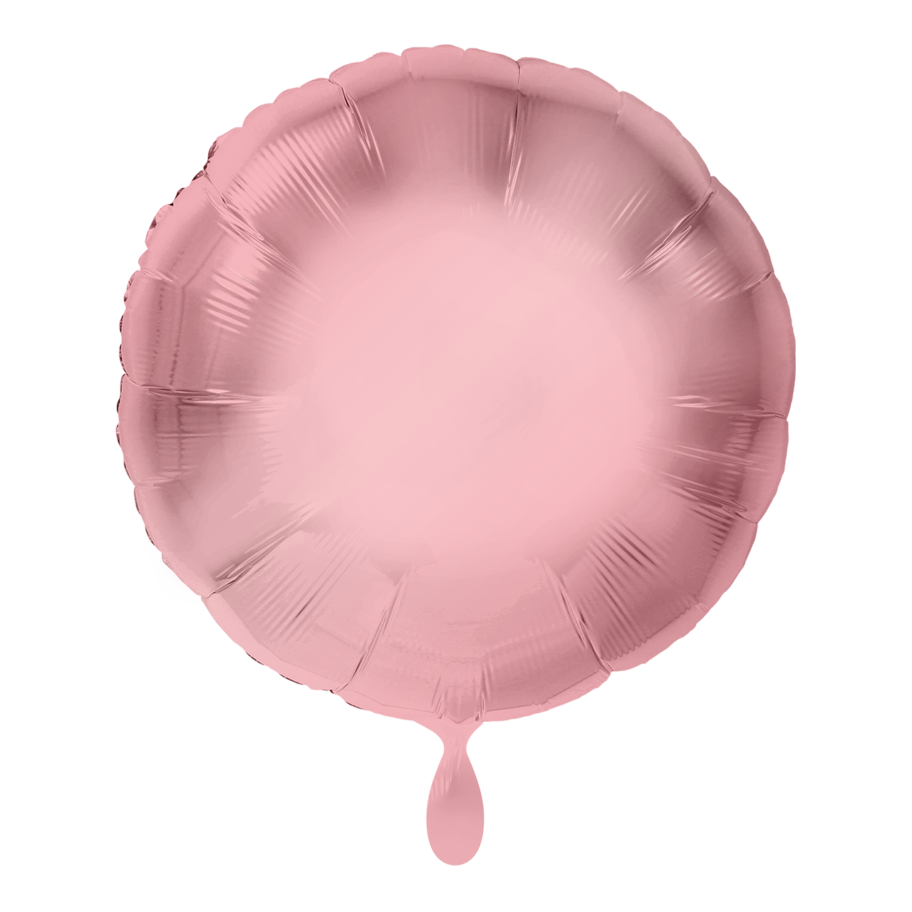 Rund - Rosa - Dekoballon - 5 Ballons