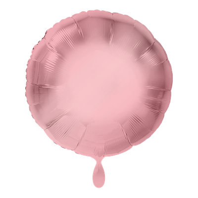 Rund - Rosa - Dekoballon - 5 Ballons