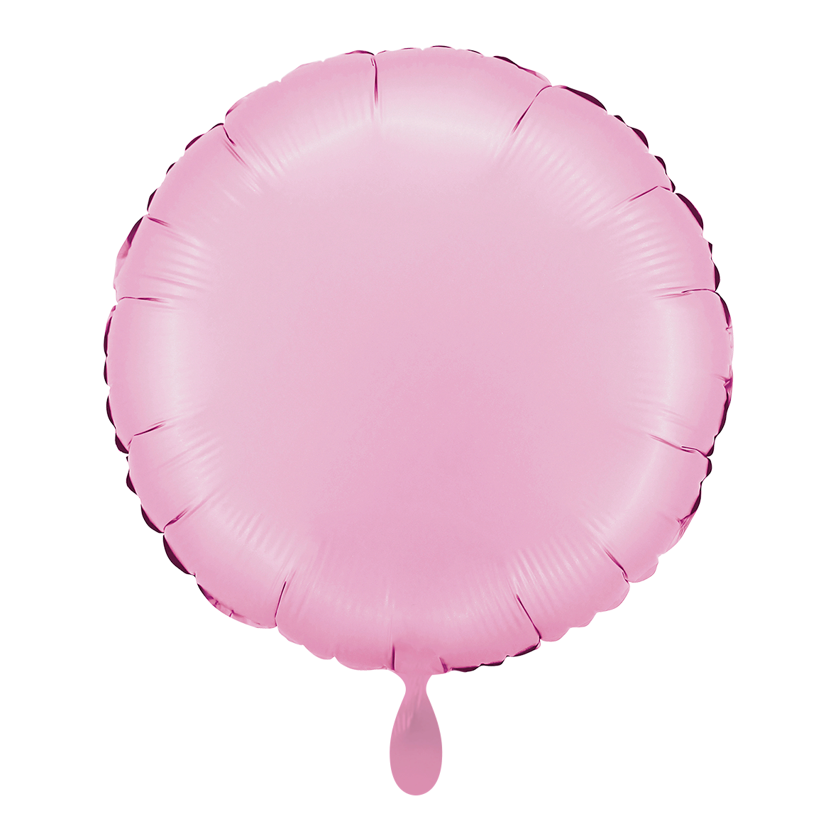 Rund - Satin Rosa Flamingo - Dekoballon - 5 Ballons