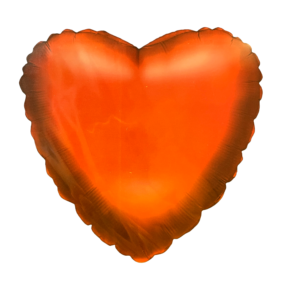 Herz im schönen Rot - Dekoballon - 1 Ballon