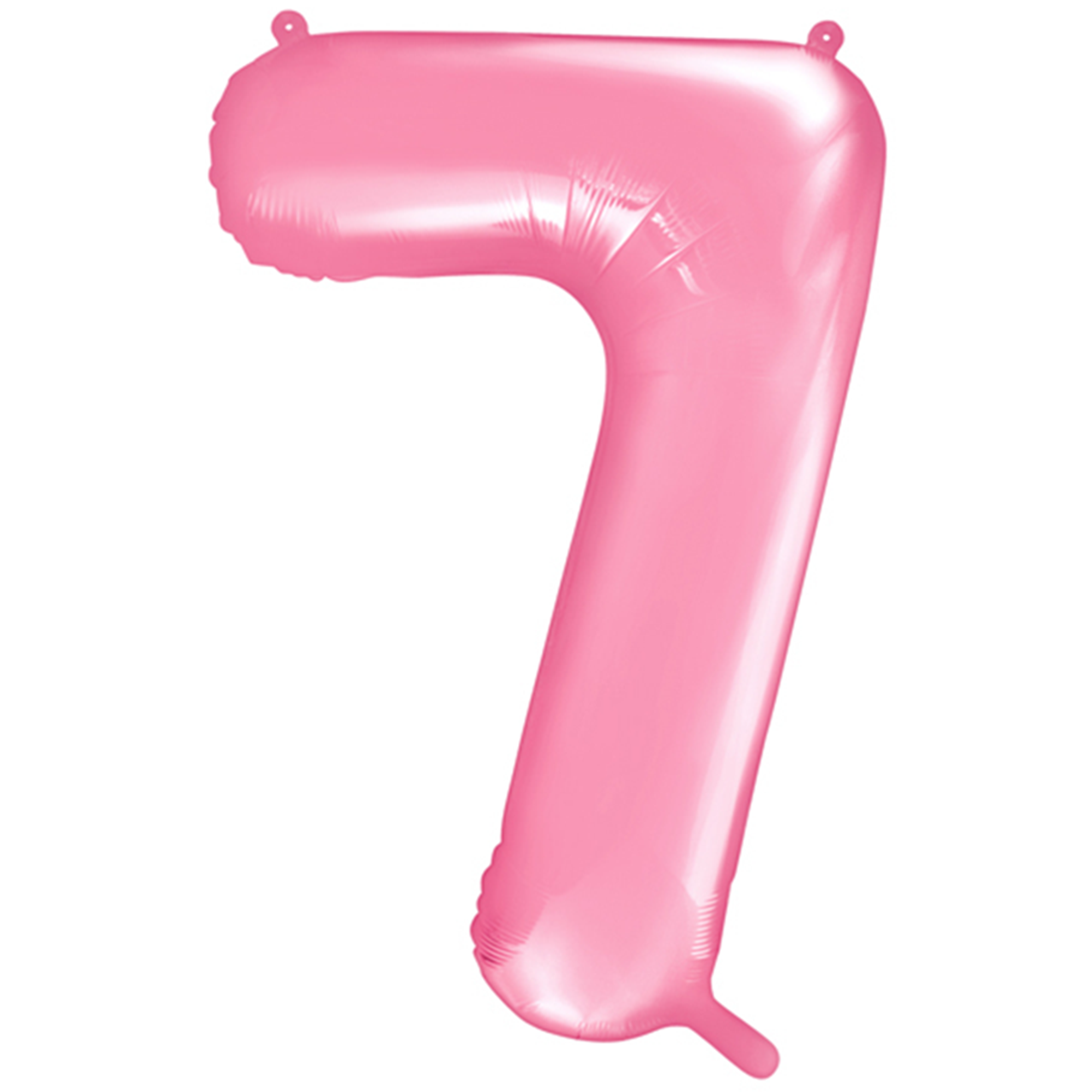 Zahl 7 - Rosa - Ø 86 cm - 5 Ballons