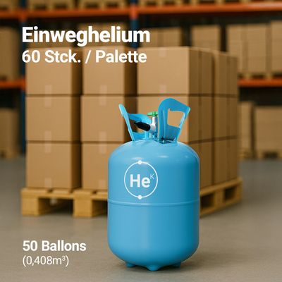 Einweghelium 0,408 m³ | 60 Stck.