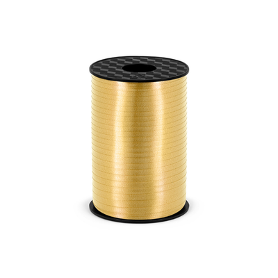 Ballonband - Gold - 225m / 5mm - 5 Stück