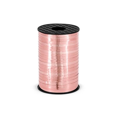 Ballonband - Metallic Rosegold - 225m / 5mm - 2 Stück