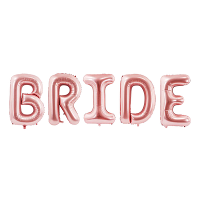 Girlande Bride in Rosegold | 280 cm - 5 Ballons