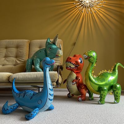 4D Dino T-Rex - Rot - 5 Ballons