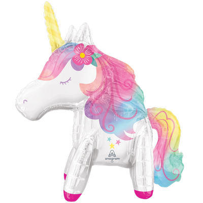 Sitting Balloon - Multi Balloon Enchanted Unicorn