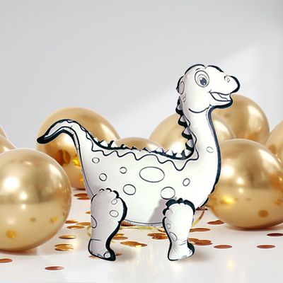 DIY Ausmalballon - Dino - Diplodocus - 5 Ballons