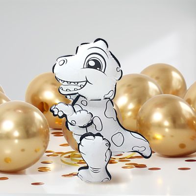 DIY Ausmalballon - Dino - T-Rex - 5 Ballons