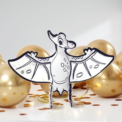 DIY Ausmalballon  - Pterodactylus - 5 Ballons