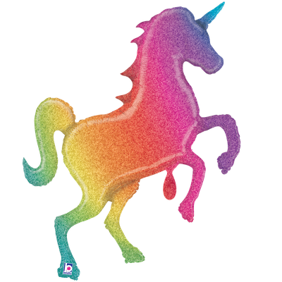 XXL - Glitter Rainbow Unicorn