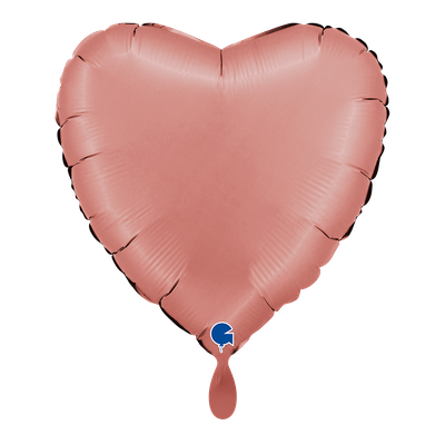 Heart - Satin Rose Gold