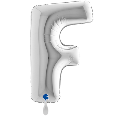 XXL - Letter F - Silver