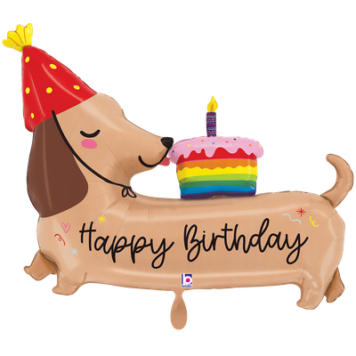 XXL - Happy BDay Dachshund