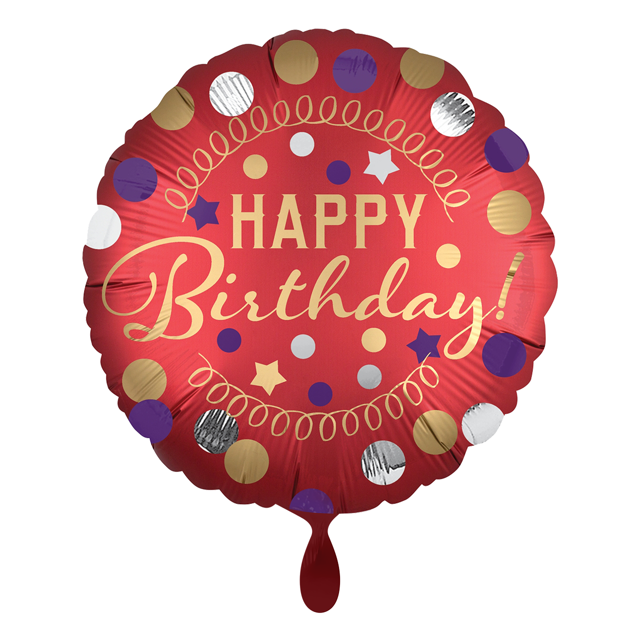 Happy Birthday - Punkte - 6 Ballons