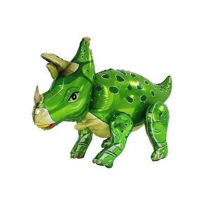 4D Dino Triceratops - Grün - 5 Ballons