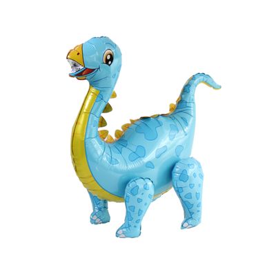 4D Dino Diplodocus - Blau - 5 Ballons