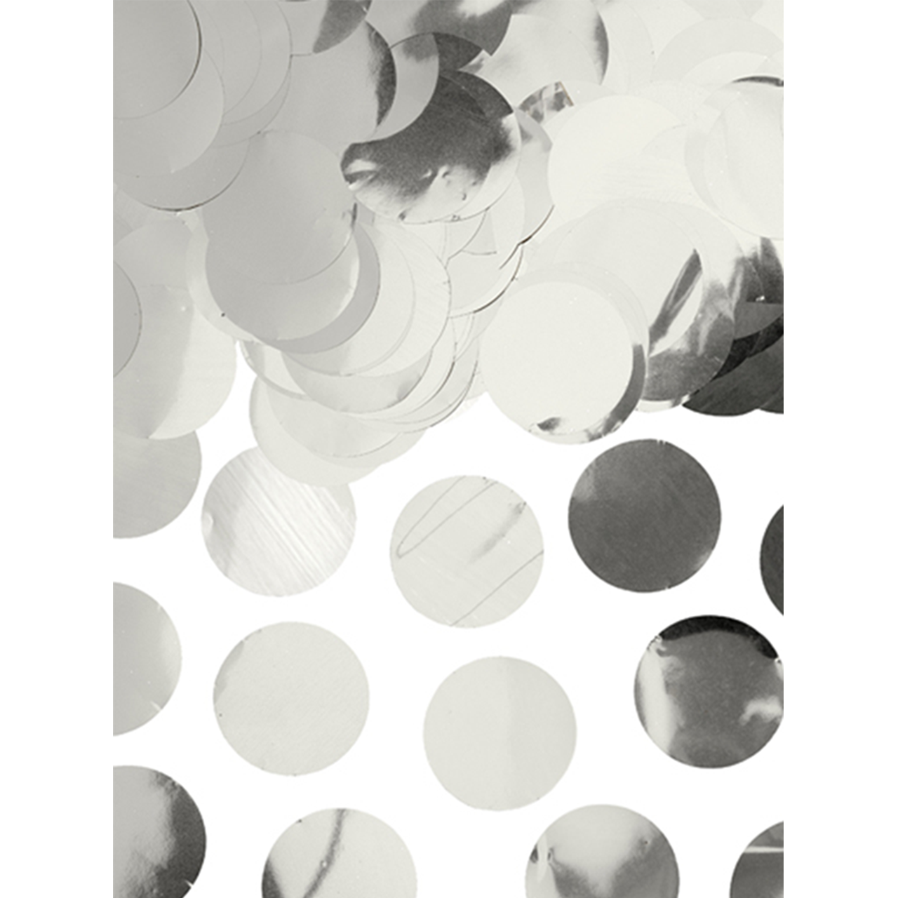 15g Folienkonfetti - Silber - 10 Stück