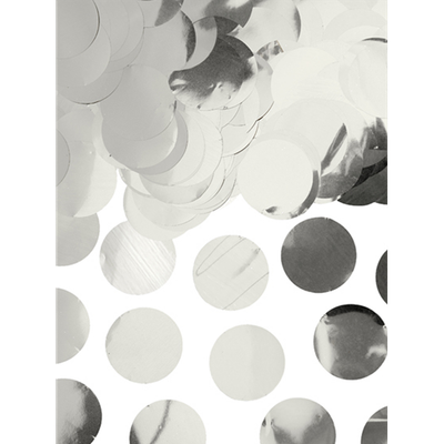 15g Folienkonfetti - Silber - 10 Stück